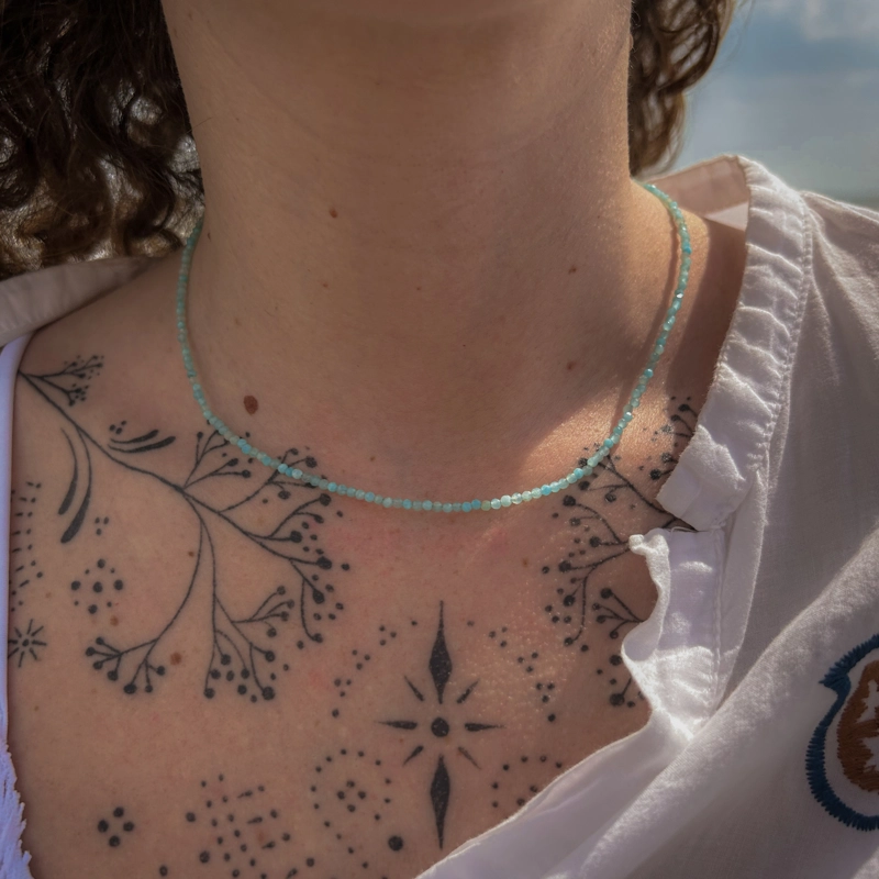 girocollo Clelia - amazzonite